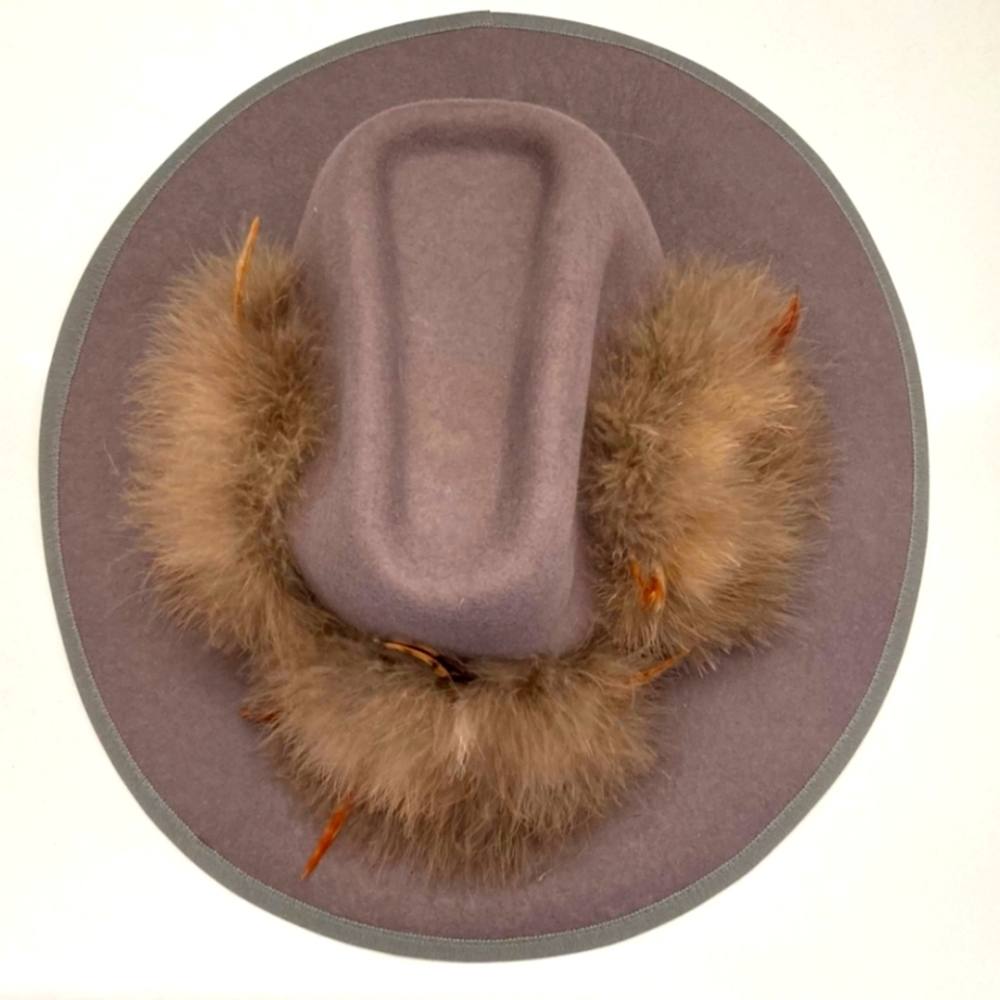 Vintage Lancaster Golden West San Francisco Ostrich Rancher Hat 🤎🪶